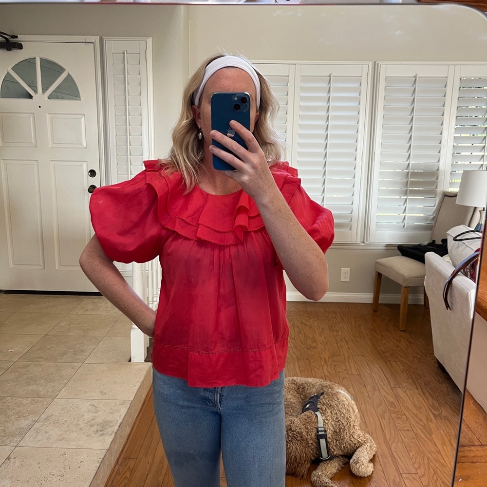 THE GREAT red blouse